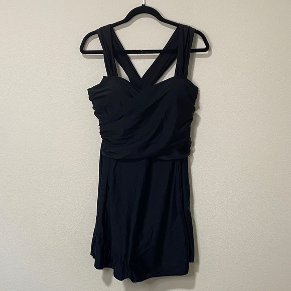 Cocopear Other - Women’s Black Bathing Suit Swimsuit Swim Dress Skirt One Piece